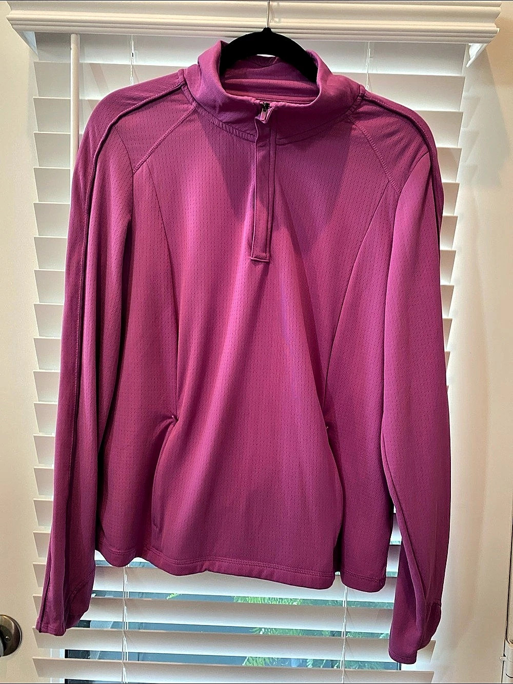 Mondetta Performance & Luxury 1/2 Zip Pink Size Large Like New